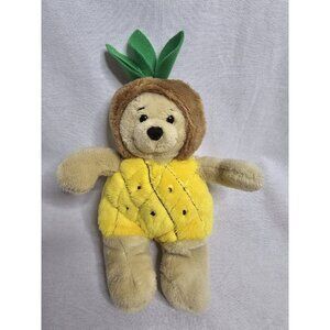 Ganz Wee Bears Plush Tan Pineapple Teddy Bear Stuffed Animal